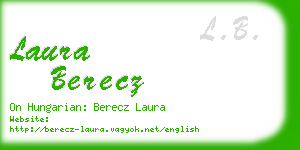 laura berecz business card